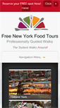 Mobile Screenshot of freenyfoodtours.com
