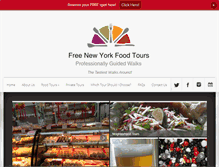 Tablet Screenshot of freenyfoodtours.com
